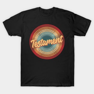 testament vintage circle T-Shirt